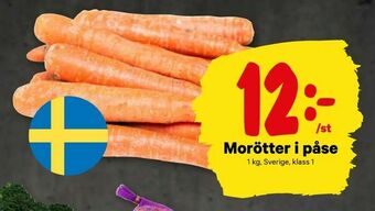 Morötter i påse
