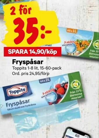 City Gross Fryspåsar erbjuda