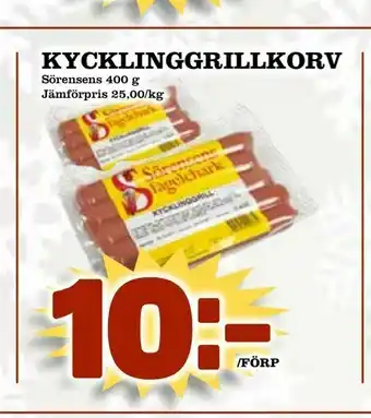 Kycklinggrillkorv