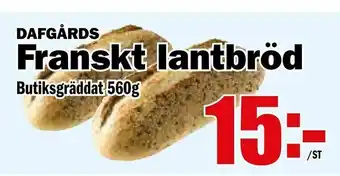 Matdax Franskt lantbröd erbjuda