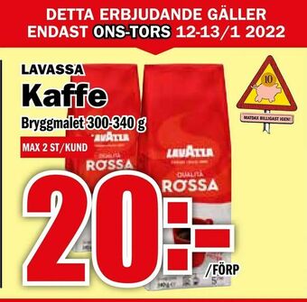 Matdax Kaffe erbjuda