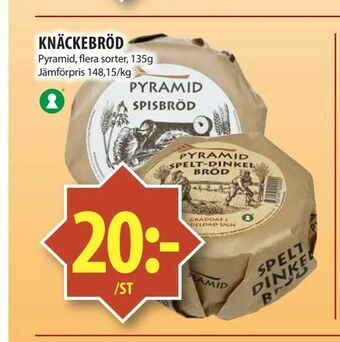 Matvärlden Tensta Knäckebröd erbjuda