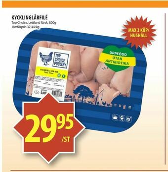 Matvärlden Tensta Kycklinglårfilé erbjuda