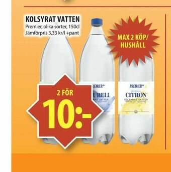 Matvärlden Tensta Kolsyrat vatten erbjuda