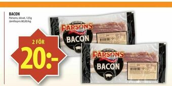 Matvärlden Tensta Bacon erbjuda