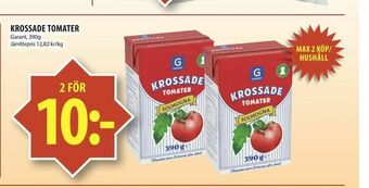 Matvärlden Tensta Krossade tomater erbjuda