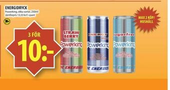 Matvärlden Tensta Energidryck erbjuda