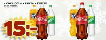 Nya Pulsen Coca-cola • fanta • sprite erbjuda