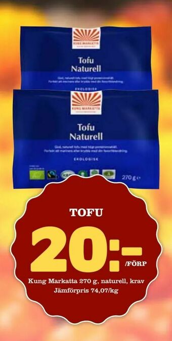 Nya Pulsen Tofu erbjuda