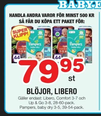 Blöjor, libero