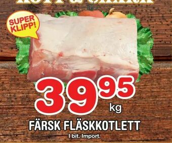 Nya Pulsen Färsk fläskkotlett erbjuda