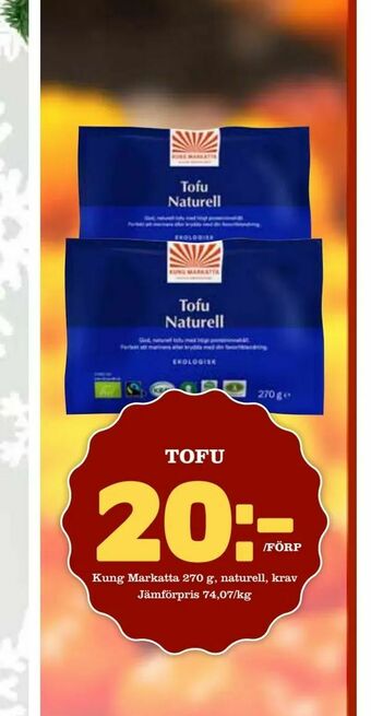 Supergrossen Tofu erbjuda
