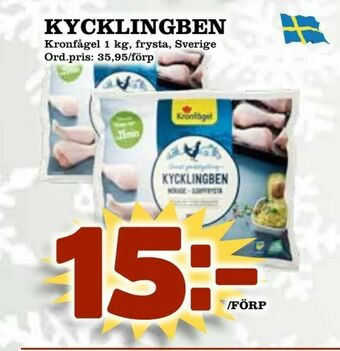 Supergrossen Kycklingben erbjuda