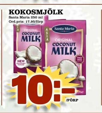 Kokosmjölk