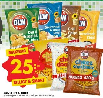 ÖoB Olw chips & cheez erbjuda