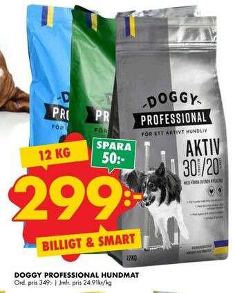 ÖoB Doggy professional hundmat erbjuda