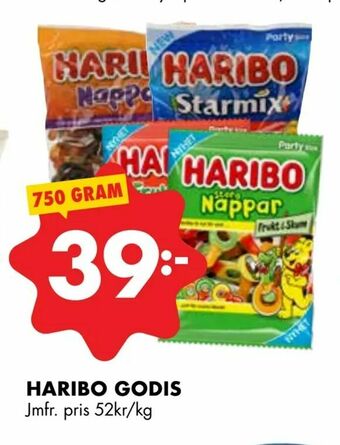 ÖoB Haribo godis erbjuda