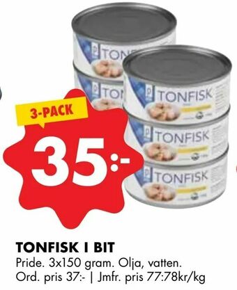 ÖoB Tonfisk i bit erbjuda