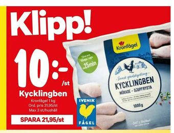 City Gross Kycklingben erbjuda