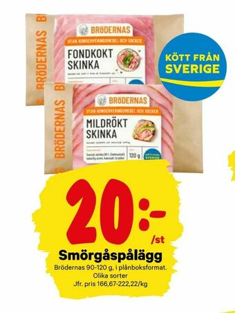 City Gross Smörgåspålägg erbjuda