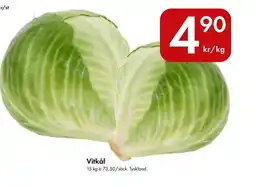 Snabbgross Vitkål erbjuda