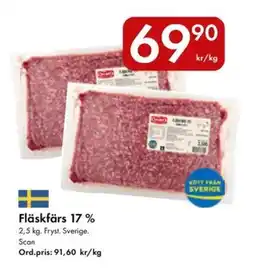 Snabbgross Scan Fläskfärs 17 % erbjuda