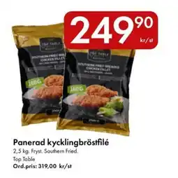 Snabbgross Top Table Panerad kycklingbröstfilé erbjuda