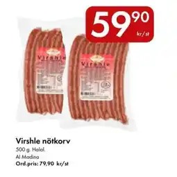 Snabbgross Virshle nötkorv erbjuda