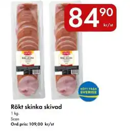 Snabbgross Scan Rökt skinka skivad erbjuda