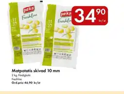 Snabbgross Peka Matpotatis skivad 10 mm erbjuda
