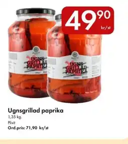 Snabbgross Plivit Ugnsgrillad paprika erbjuda