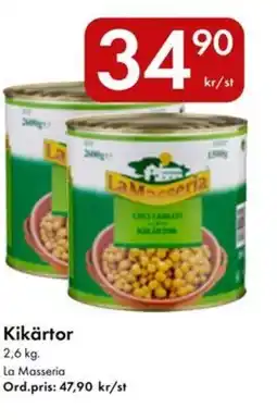 Snabbgross La Masseria Kikärtor erbjuda