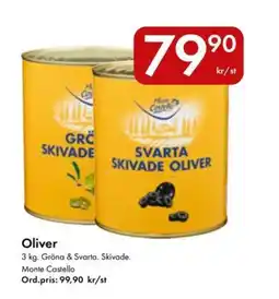 Snabbgross Monte Castello Oliver erbjuda