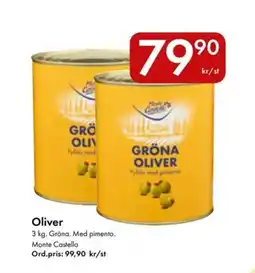 Snabbgross Monte Castello Oliver erbjuda