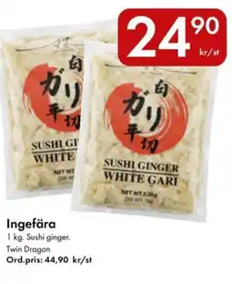 Snabbgross Twin Dragon Ingefära erbjuda