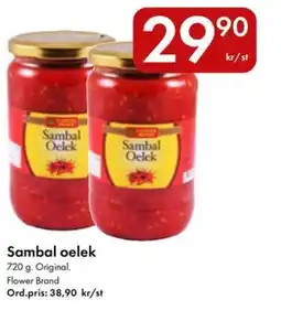 Snabbgross Flower Brand Sambal oelek erbjuda