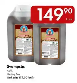 Snabbgross Healthy Boy Svampsås erbjuda