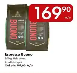 Snabbgross Arvid Nordquist Espresso Buono erbjuda