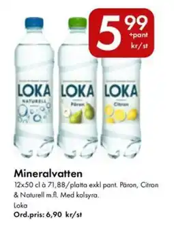 Snabbgross Loka Mineralvatten erbjuda