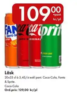 Snabbgross Coca-Cola, Fanta & Sprite Läsk erbjuda