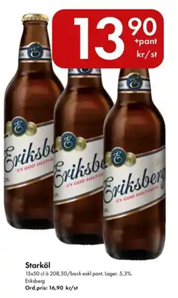 Snabbgross Eriksberg Starköl erbjuda
