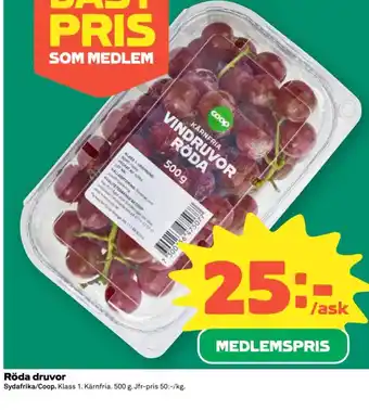 COOP Röda druvor