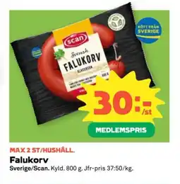 Coop SCAN Falukorv erbjuda