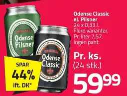 Fleggaard Odense classic el. pilsner erbjuda