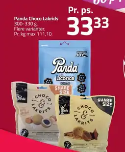 Fleggaard PANDA Choco lakrids erbjuda
