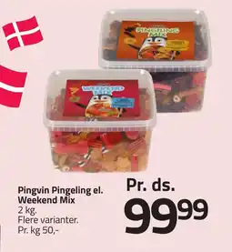 Fleggaard Pingvin pingeling el. weekend mix erbjuda