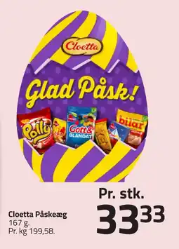 Fleggaard CLOETTA Påskeæg erbjuda