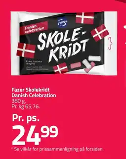 Fleggaard FAZER Skolekridt danish celebration erbjuda