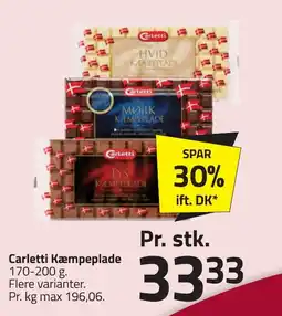 Fleggaard CARLETTI Kæmpeplade erbjuda