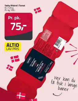 Fleggaard SAEBY Makrel i tomat erbjuda